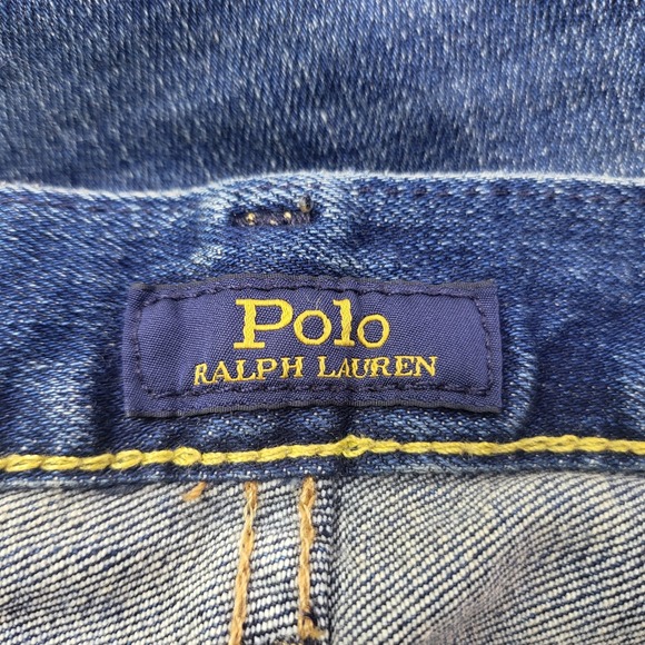 Polo Ralph Lauren Varick Slim Straight Dark Wash Men's Jeans Size  38x30 - Picture 7 of 12